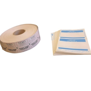 Bundle Double Raffle Tickets & Hello My Name Is Name Tags‎ Name Badges Stickers